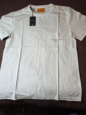 New! Rockridge TShirt XL Pocket Cotton Blend High Quality Pocket Misprinted